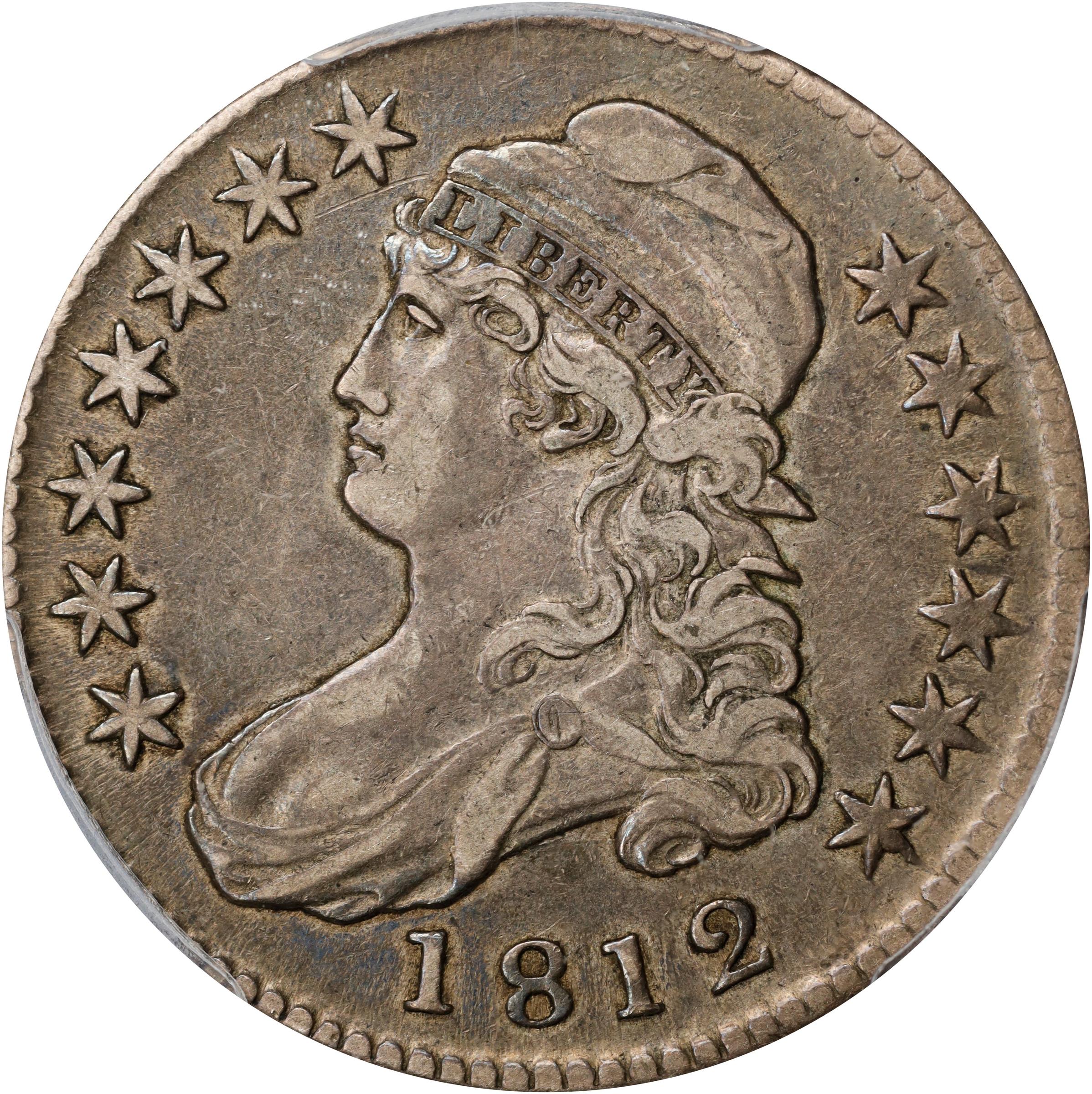 image for: 1812 Capped Bust Half Dollar. O-107. Rarity-2. VF-30 (PCGS).