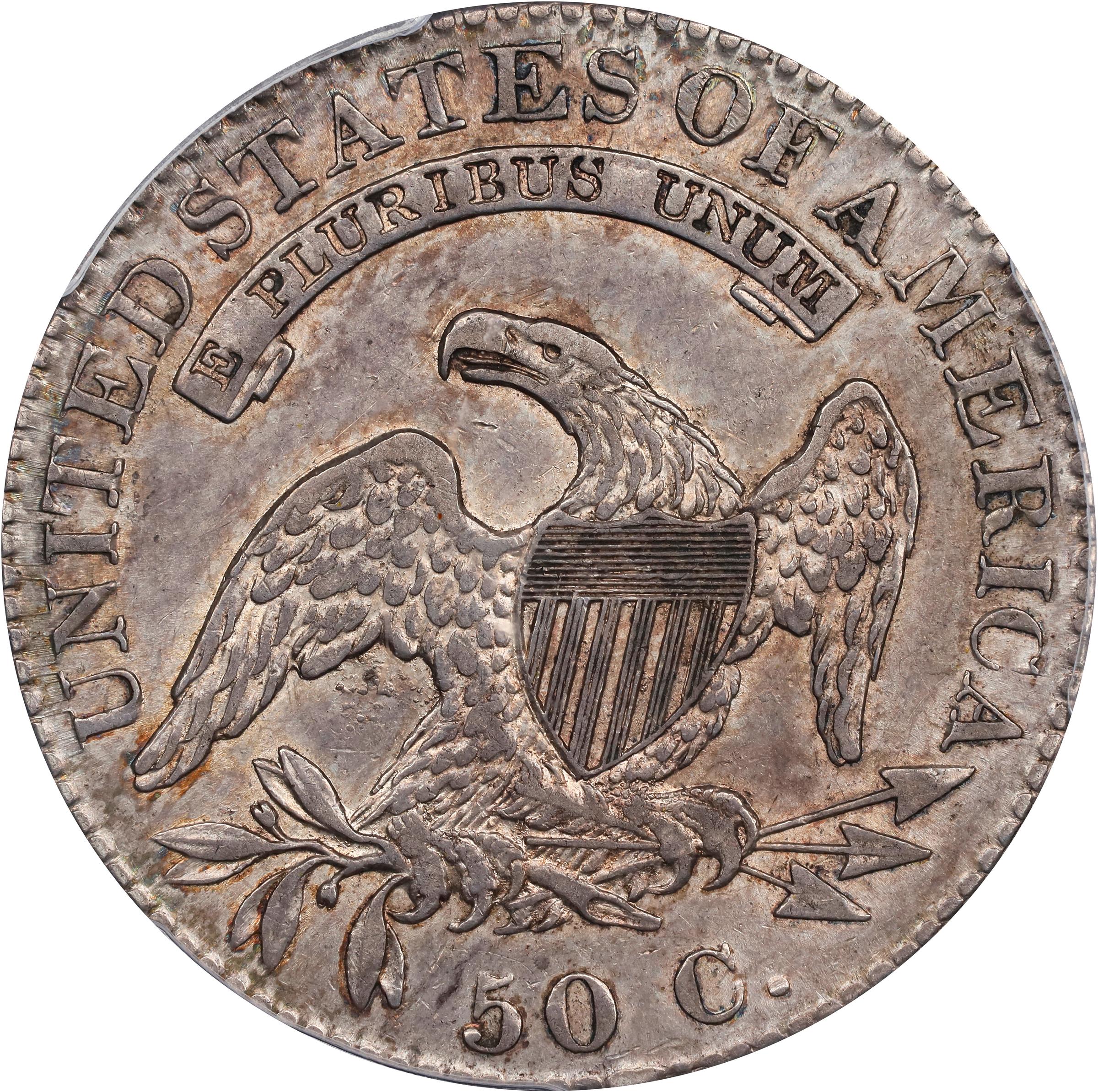 image for: 1822 Capped Bust Half Dollar. O-111. Rarity-3. AU-50 (PCGS).