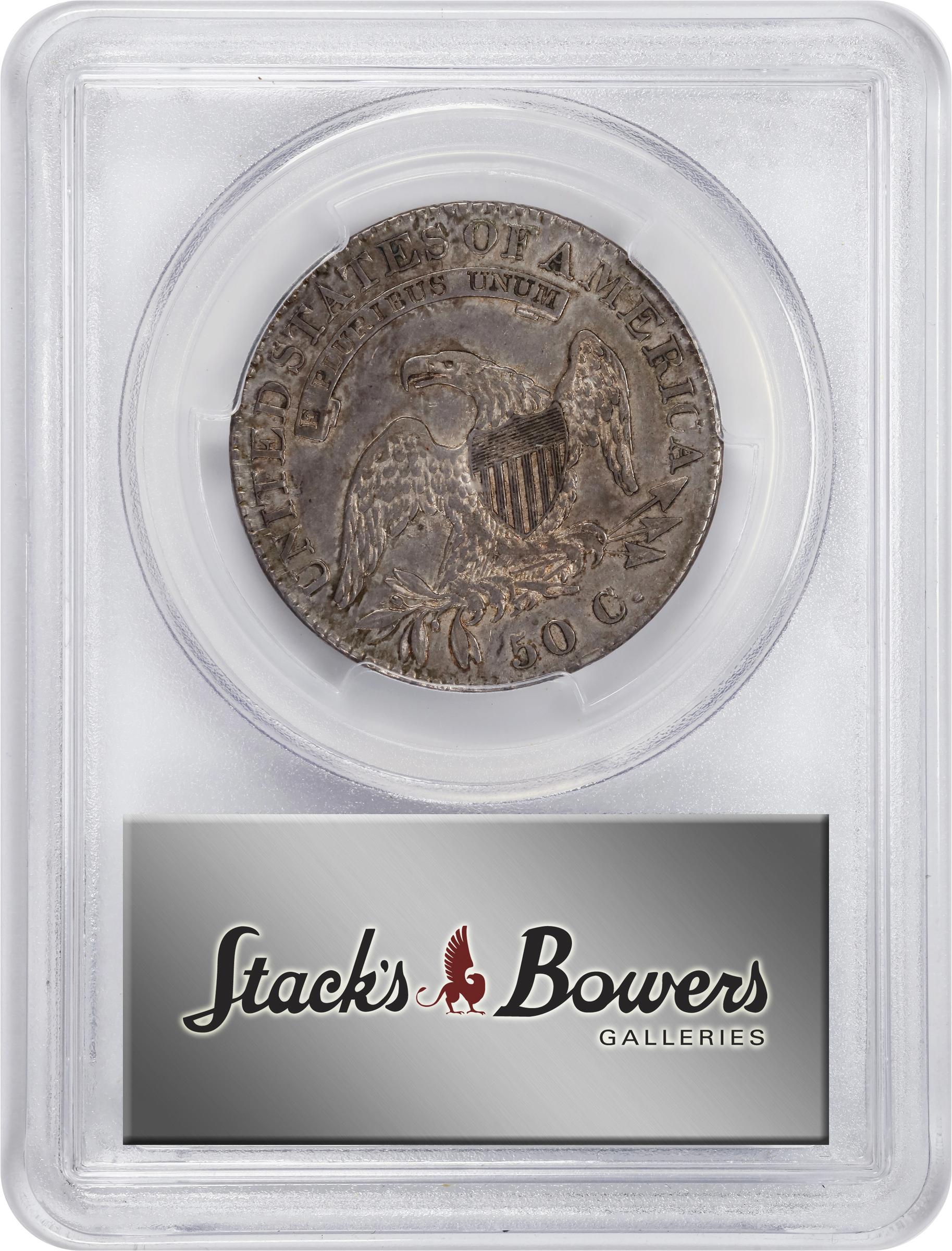 image for: 1822 Capped Bust Half Dollar. O-111. Rarity-3. AU-50 (PCGS).