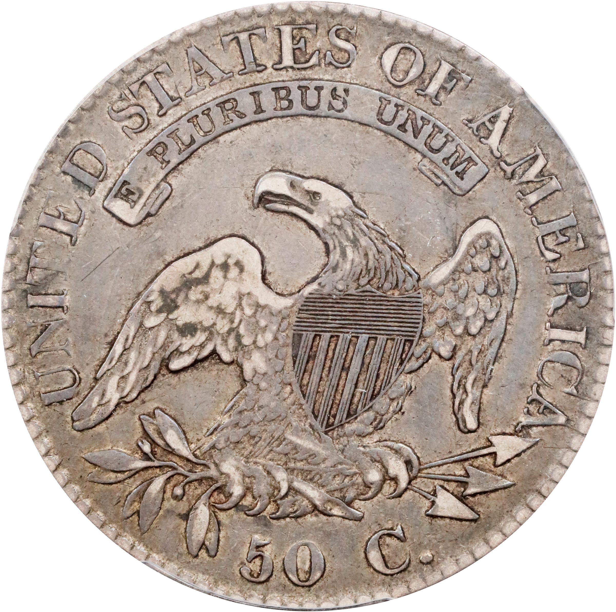 image for: 1823 Capped Bust Half Dollar. O-110a. Rarity-1. Ugly 3. VF-30 (PCGS). CAC.