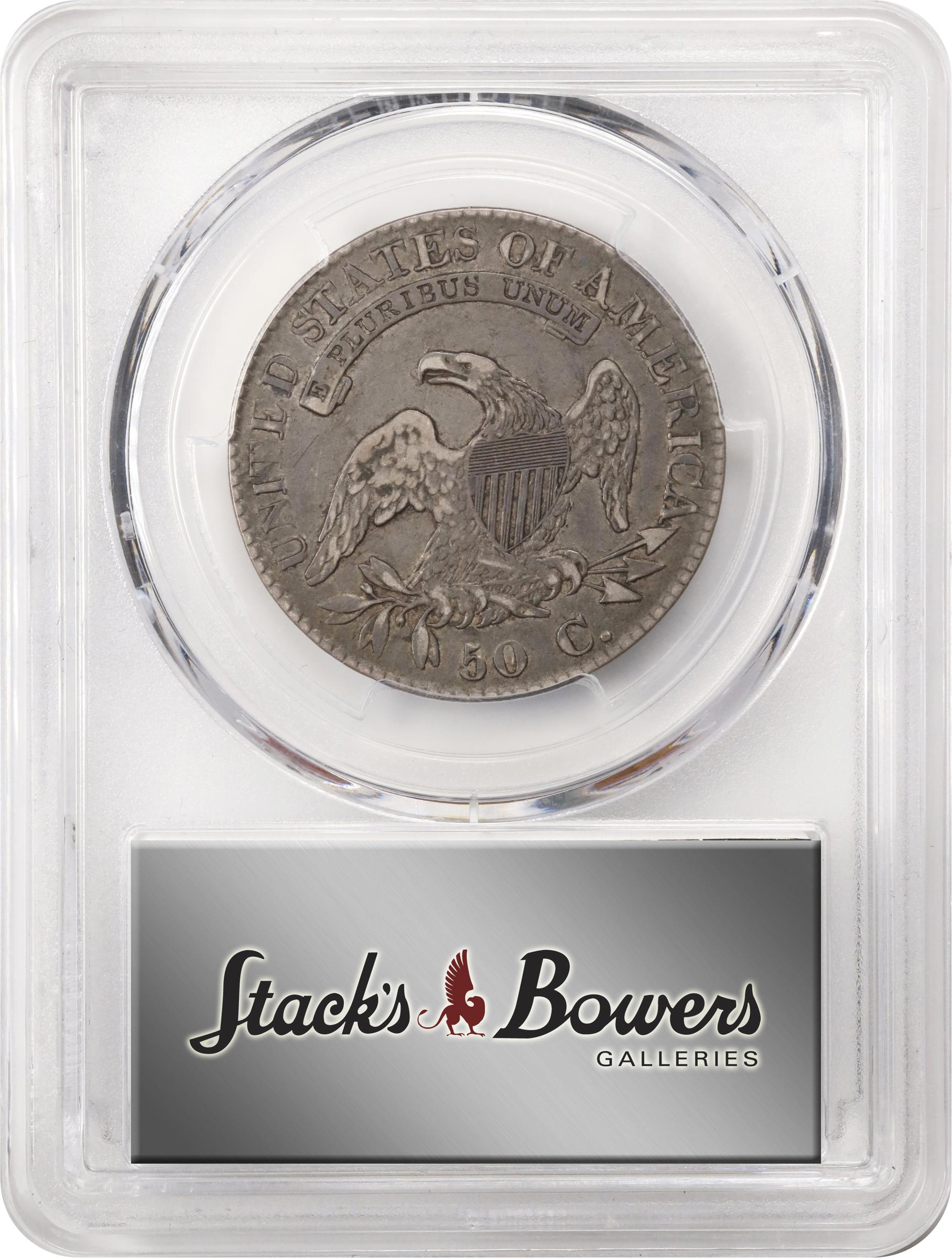 image for: 1823 Capped Bust Half Dollar. O-110a. Rarity-1. Ugly 3. VF-30 (PCGS). CAC.