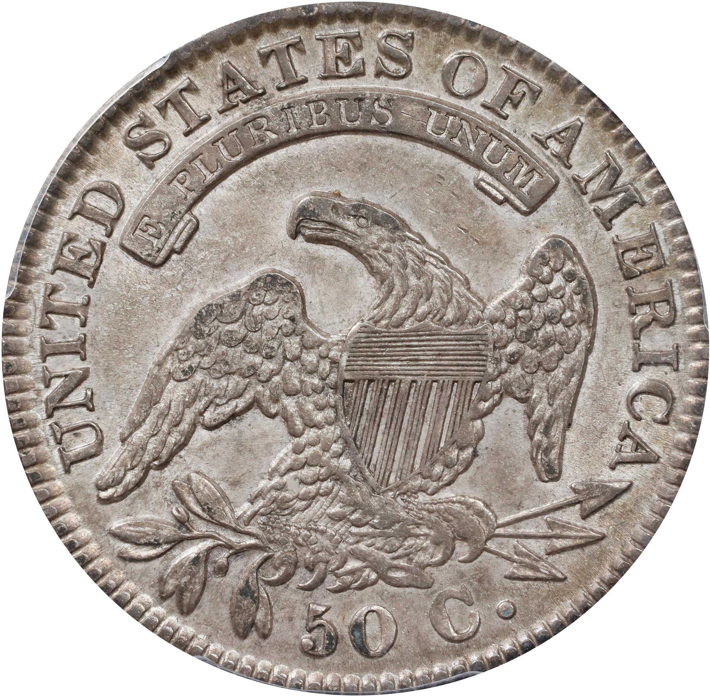 image for: 1832 Capped Bust Half Dollar. O-106. Rarity-1. Small Letters. AU-53 (PCGS). CAC.