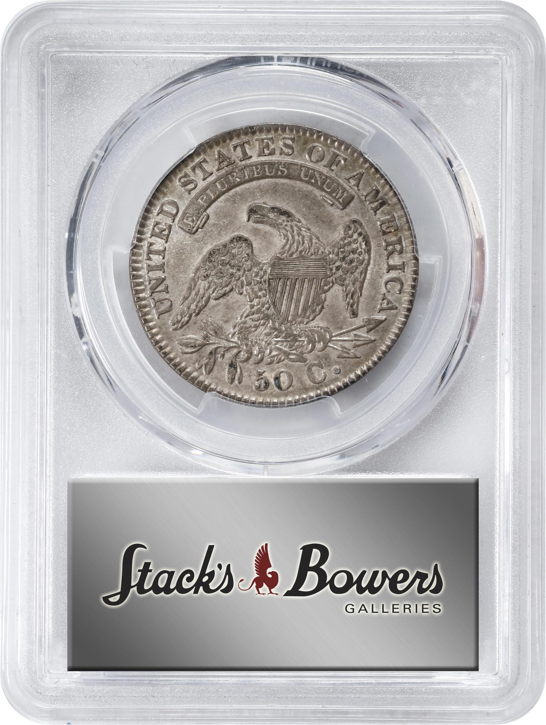 image for: 1832 Capped Bust Half Dollar. O-106. Rarity-1. Small Letters. AU-53 (PCGS). CAC.
