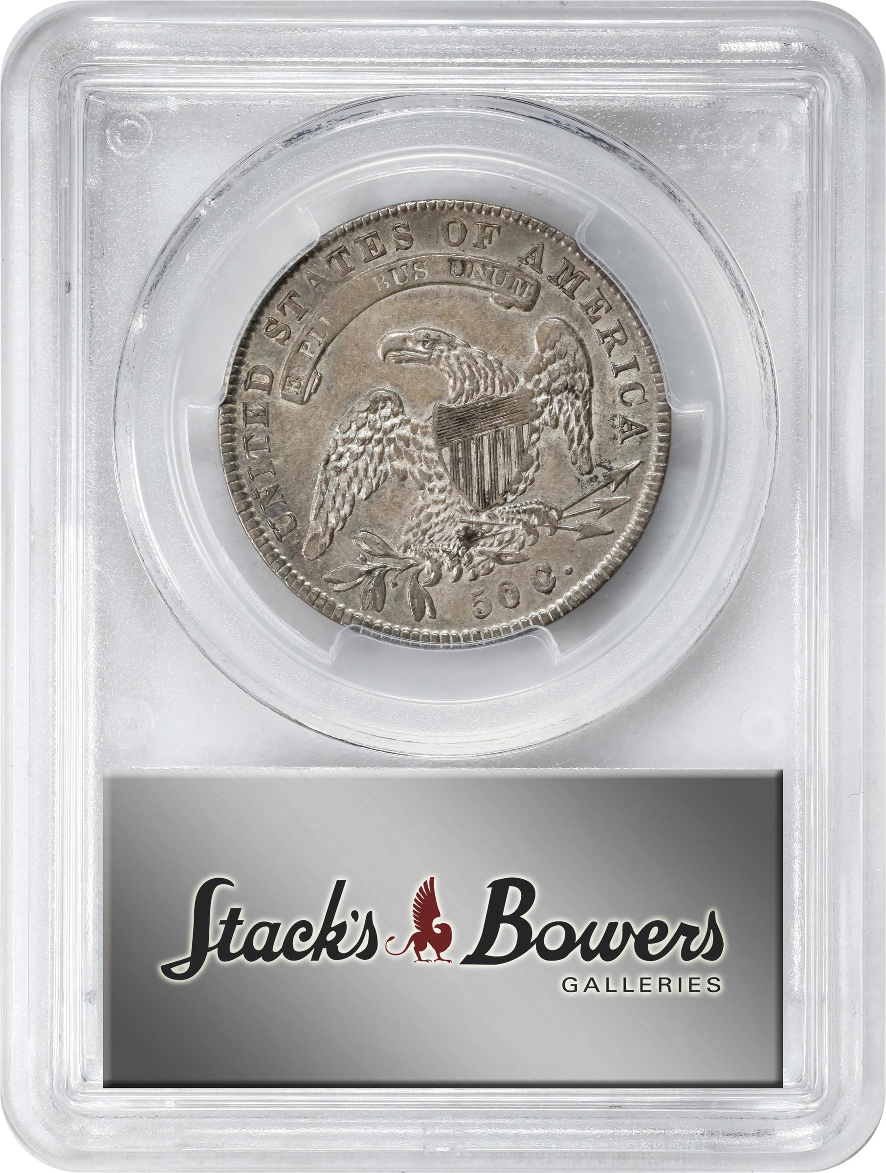 image for: 1834 Capped Bust Half Dollar. O-113. Rarity-1. Small Date, Small Letters. AU-53 (PCGS). CAC.