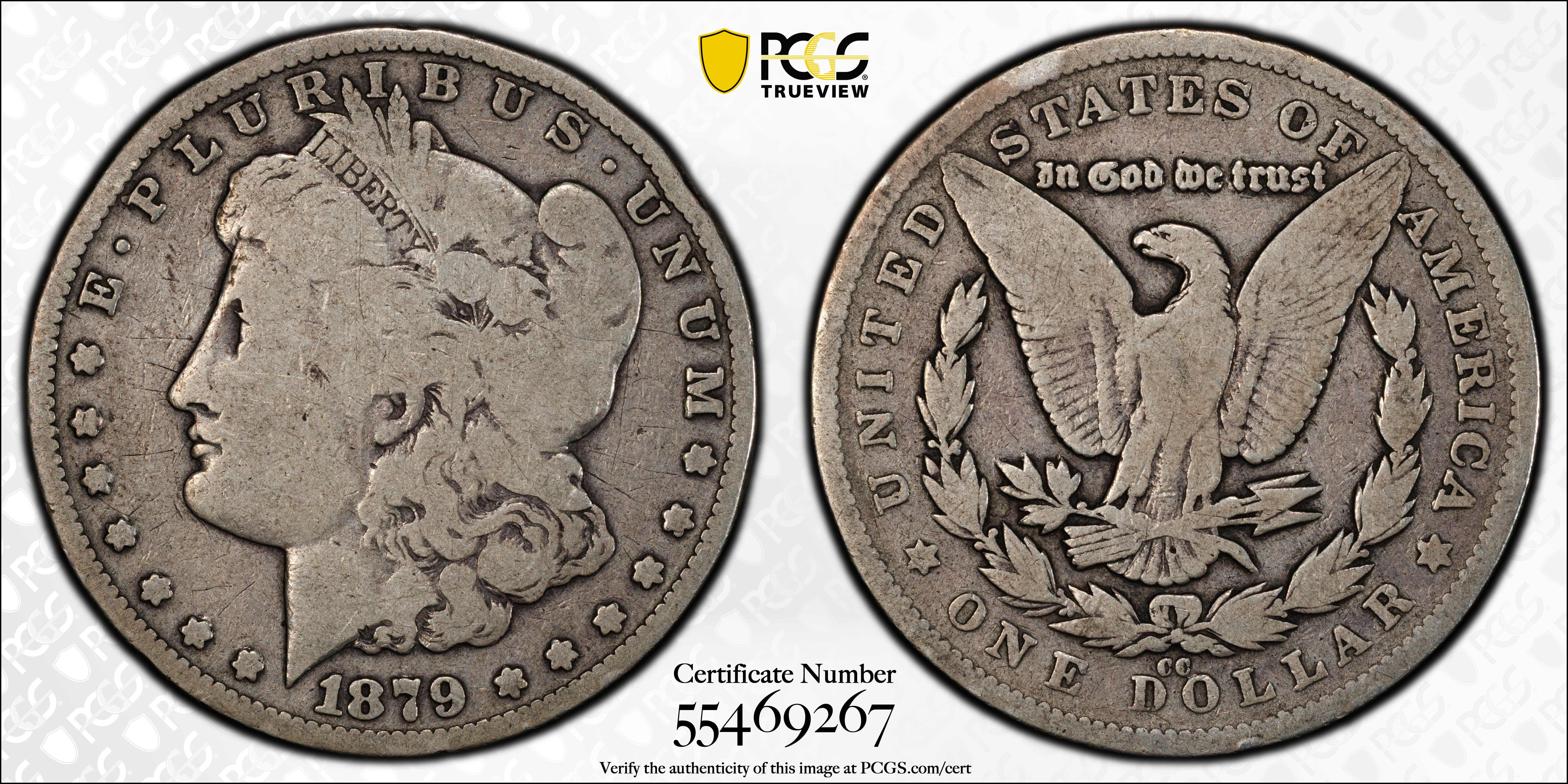 1879年 モルガン銀貨 MS63 PCGS