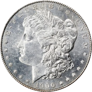 image for: 1900-S Morgan Silver Dollar. MS-64 PL (PCGS). OGH.