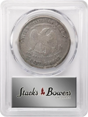 image for: 1876-CC Trade Dollar. Type I/I. FS-801. Tall CC. Doubled Die Reverse. Good Details--Damage (PCGS).