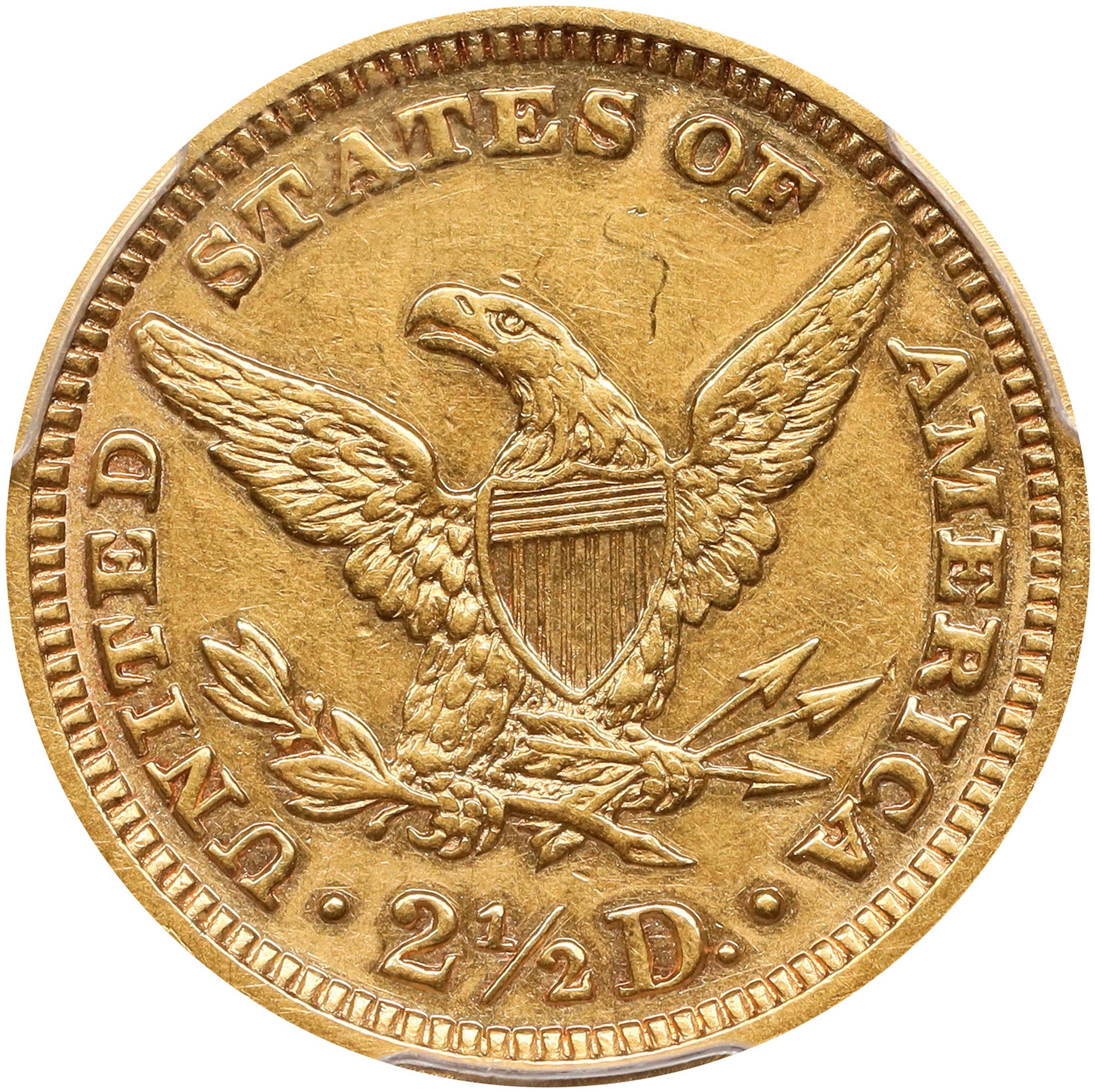 image for: 1883 Liberty Head Quarter Eagle. AU Details--Harshly Cleaned (PCGS).