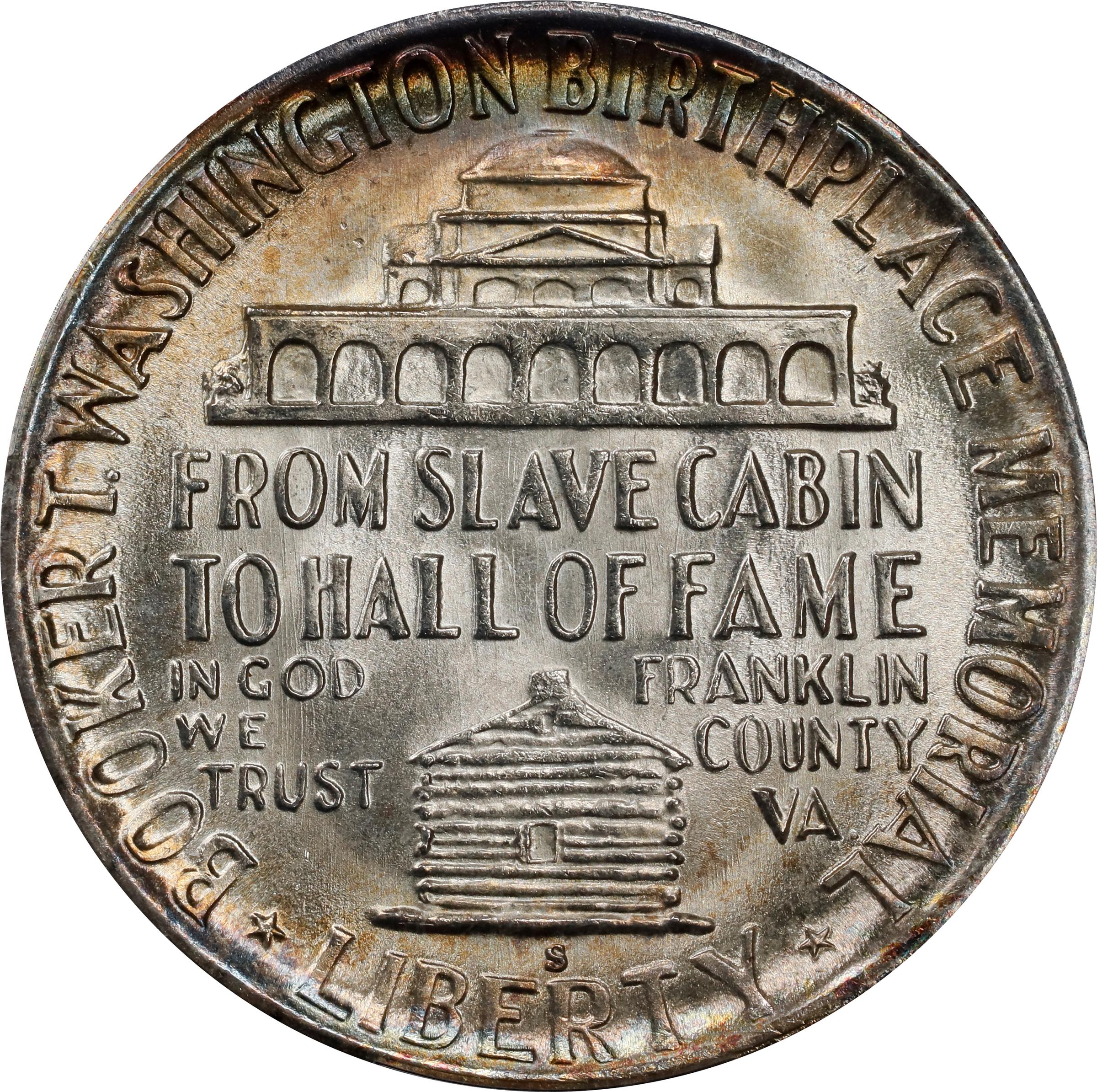 Booker T. Washington Memorial 50c [Type] VF20 thumbnail 2