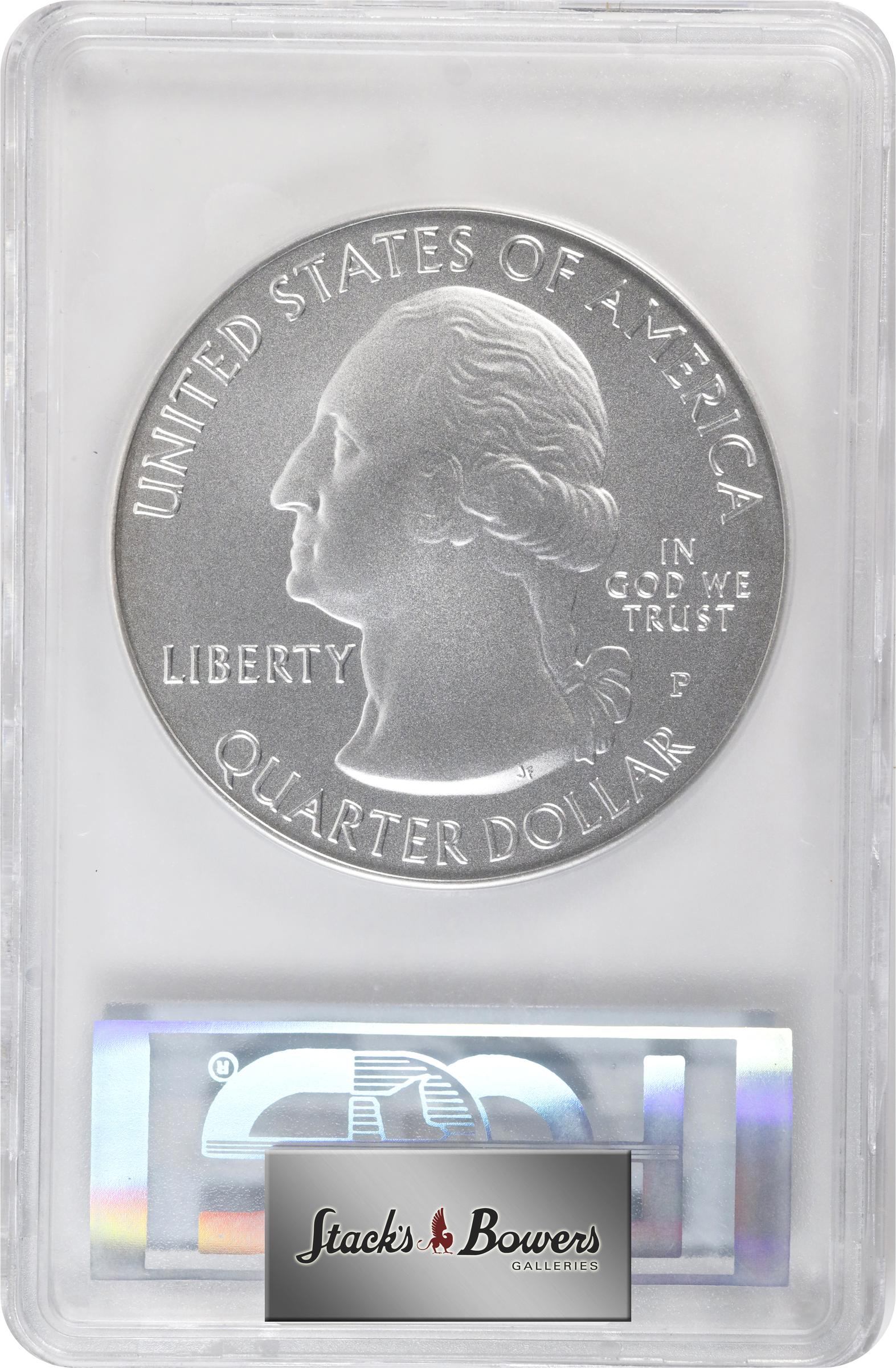 image for: 2016-P America the Beautiful Silver Bullion Coin. Harpers Ferry National Historic Park. First Day of Issue. Specimen-70 (PCGS).