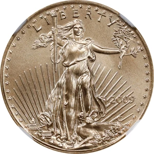 image for: 2009 Tenth-Ounce Gold Eagle. Early Releases. MS-70 (NGC).