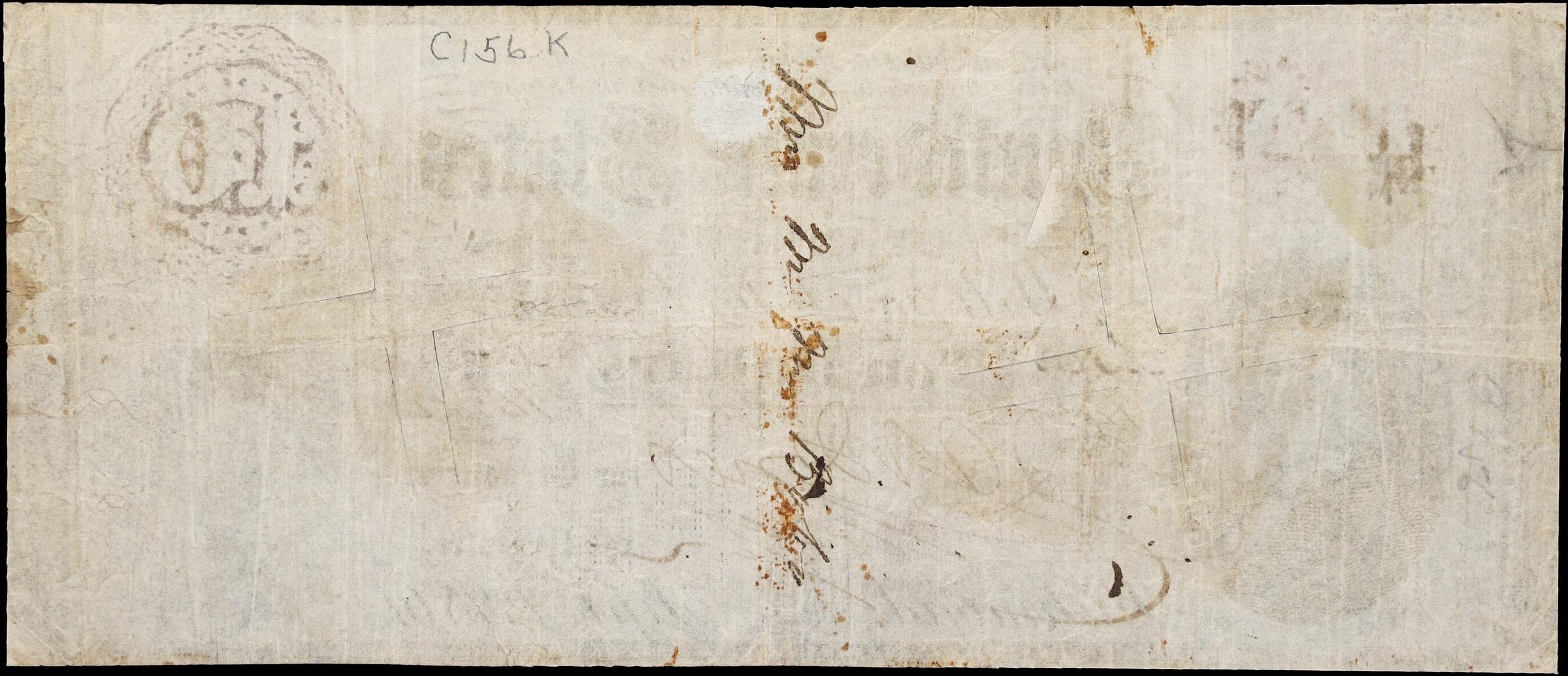 image for: T-24. Confederate Currency. 1861 $10. Very Fine. Rust.