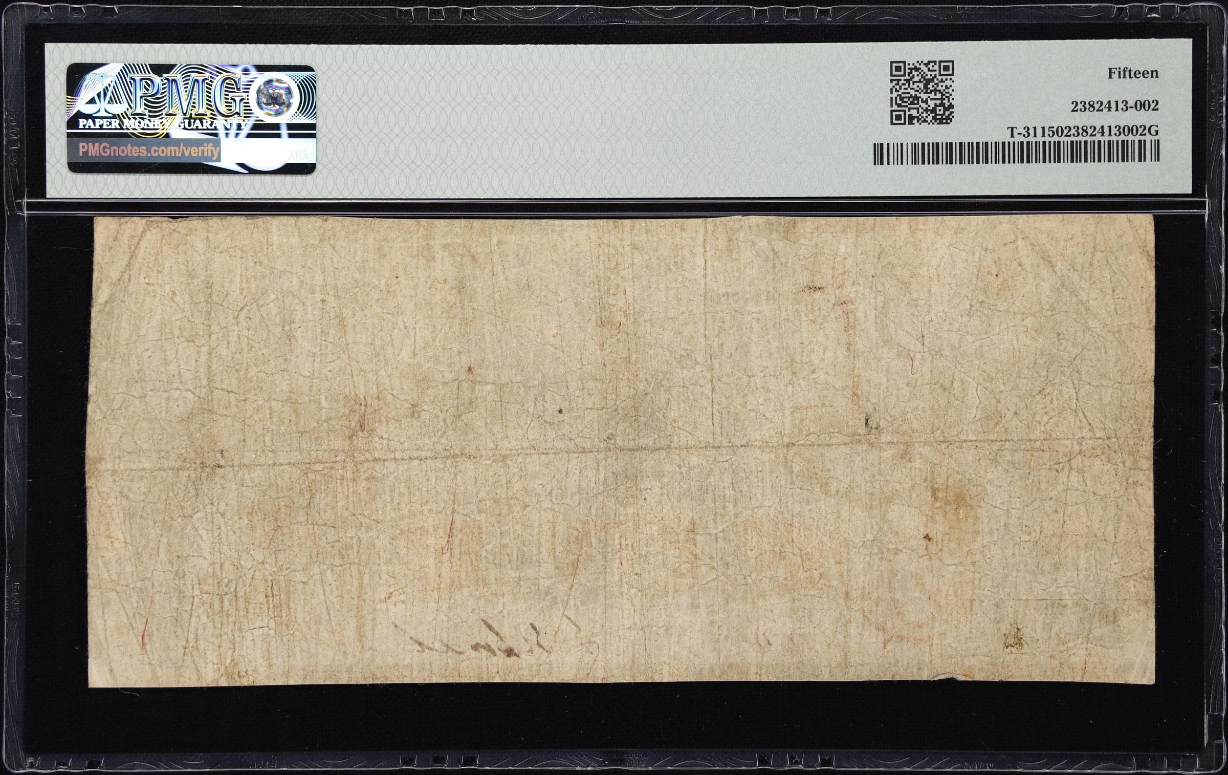 image for: T-31. Confederate Currency. 1861 $5. PMG Choice Fine 15.