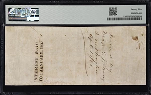 image for: T-40. Confederate Currency. 1862 $100. PMG Very Fine 25. Trans-Mississippi Issue. Penned Military Endorsement (Major Thomas J. Scurry).