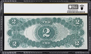 image for: Fr. 58. 1917 $2 Legal Tender Note. PCGS Banknote About Uncirculated 50 PPQ.