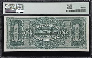 image for: Fr. 218. 1886 $1 Silver Certificate. PMG Choice Very Fine 35.