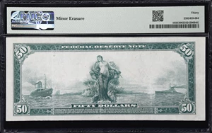 image for: Fr. 1035. 1914 $50 Federal Reserve Note. Philadelphia. PMG Very Fine 30.