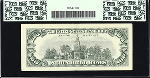 image for: Fr. 1550*. 1966 $100 Legal Tender Star Note. PCGS Currency Very Fine 35.