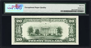 image for: Fr. 2055-E*. 1934A $20 Federal Reserve Star Note. Richmond. PMG Gem Uncirculated 66 EPQ.
