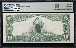 image for: Rockford, Illinois. $10 1902 Plain Back. Fr. 633. Commercial NB. Charter #11679. PMG Choice Very Fine 35.