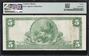 image for: Beverly Hills, California. $5 1902 Plain Back. Fr. 606. First NB. Charter #11461. PMG Very Fine 20.