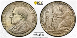 image for: 1920 Manila Mint Opening Medal (Wilson Dollar). HK-449. Rarity-4. Silver. MS-65 (PCGS).