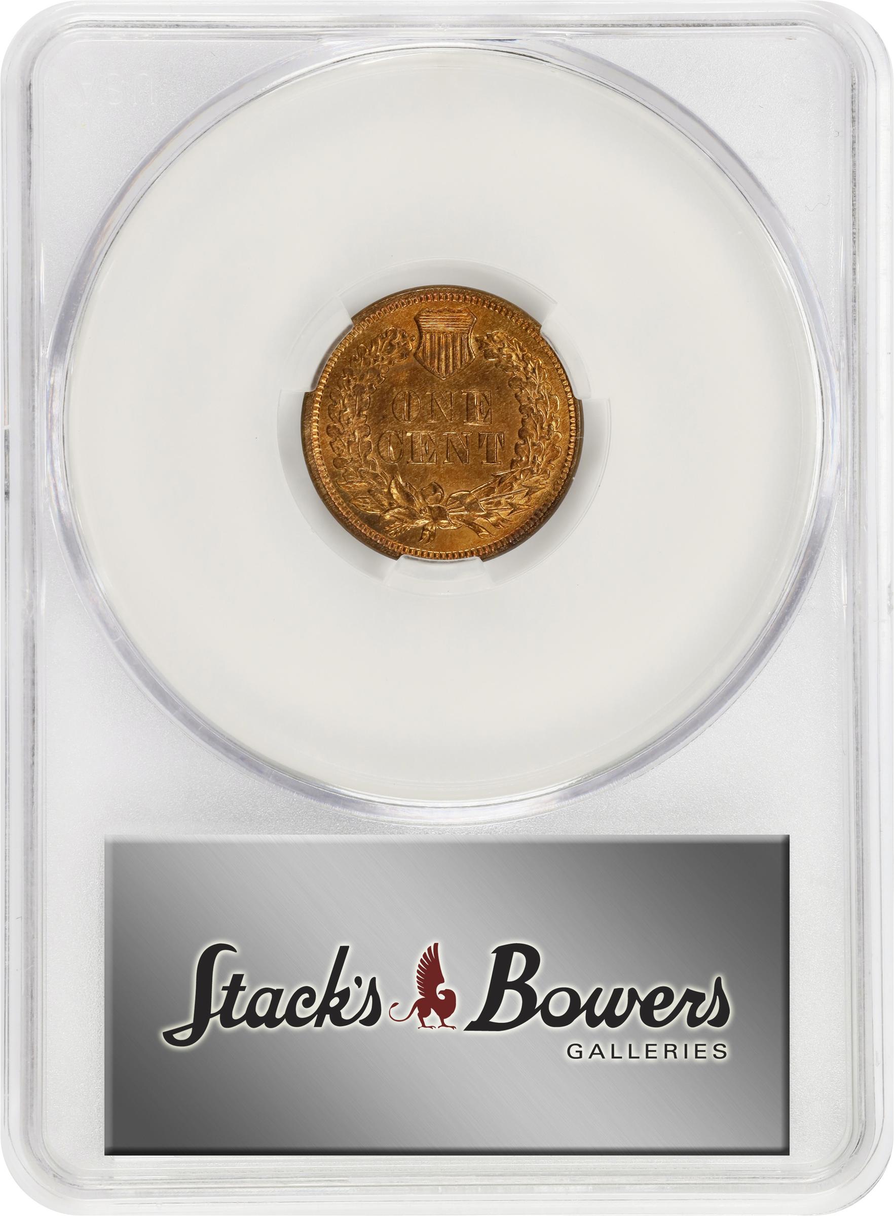 image for: 1869 Indian Cent. MS-66 RD (CACG).