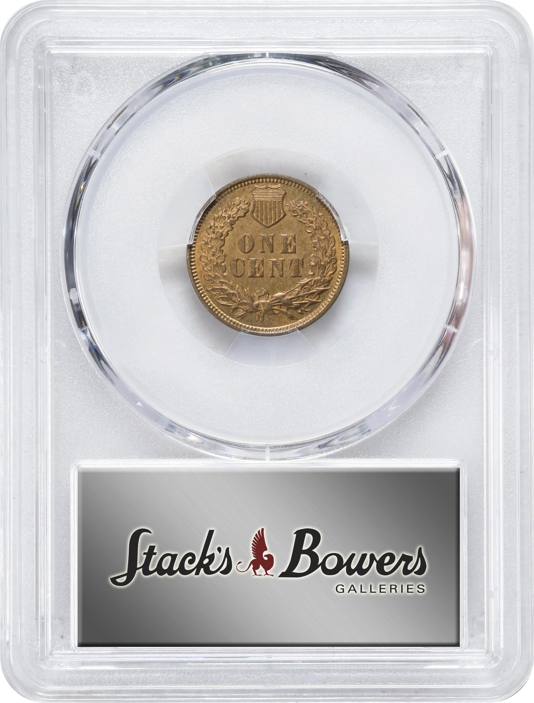 image for: 1871 Indian Cent. Bold N. MS-65 RD (PCGS).