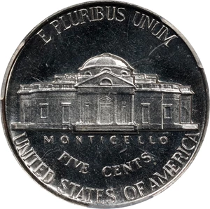 image for: 1942 Jefferson Nickel. Type I. Proof-66 Cameo (CACG).