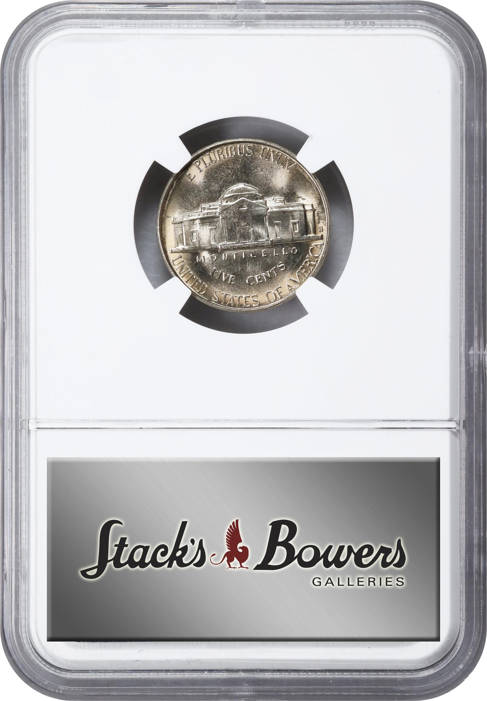 image for: 1952-S Jefferson Nickel. MS-66+ 5FS (NGC).