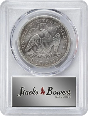 image for: 1873-CC Liberty Seated Silver Dollar. OC-1. Rarity-4+. VF Details--Cleaned (PCGS).