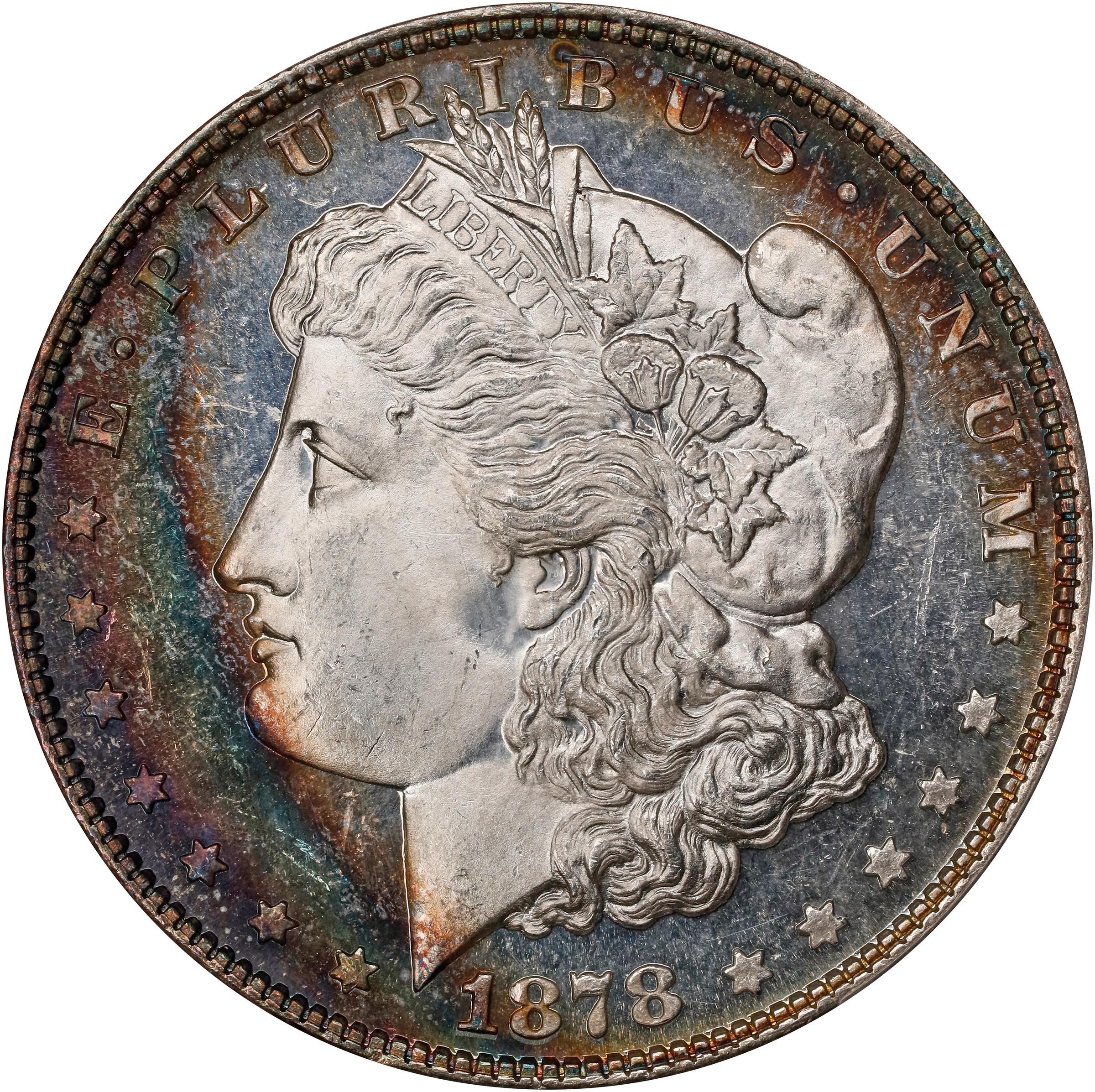 1878 8TF $1 MS PL