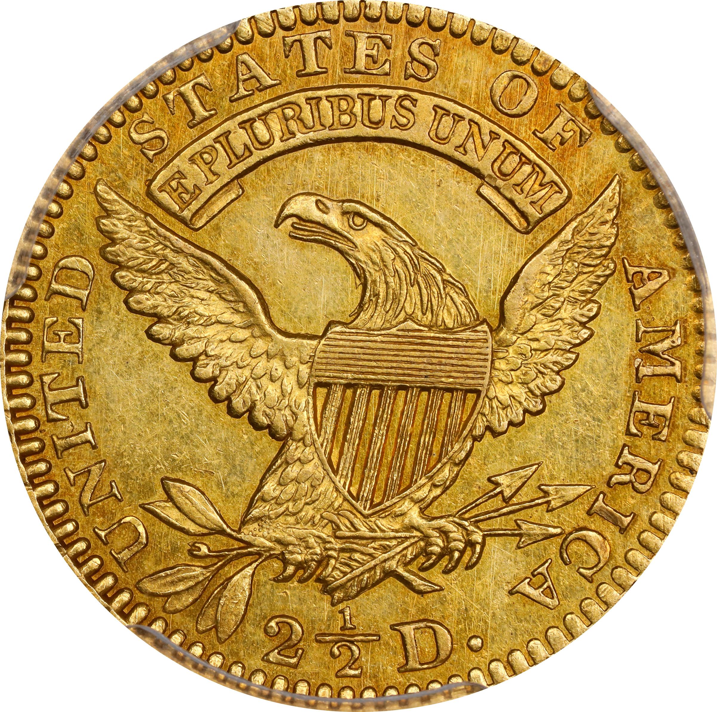 image for: 1826/6 Capped Head Left Quarter Eagle. BD-1. Rarity-5+. MS-61 (PCGS). CAC. CMQ.