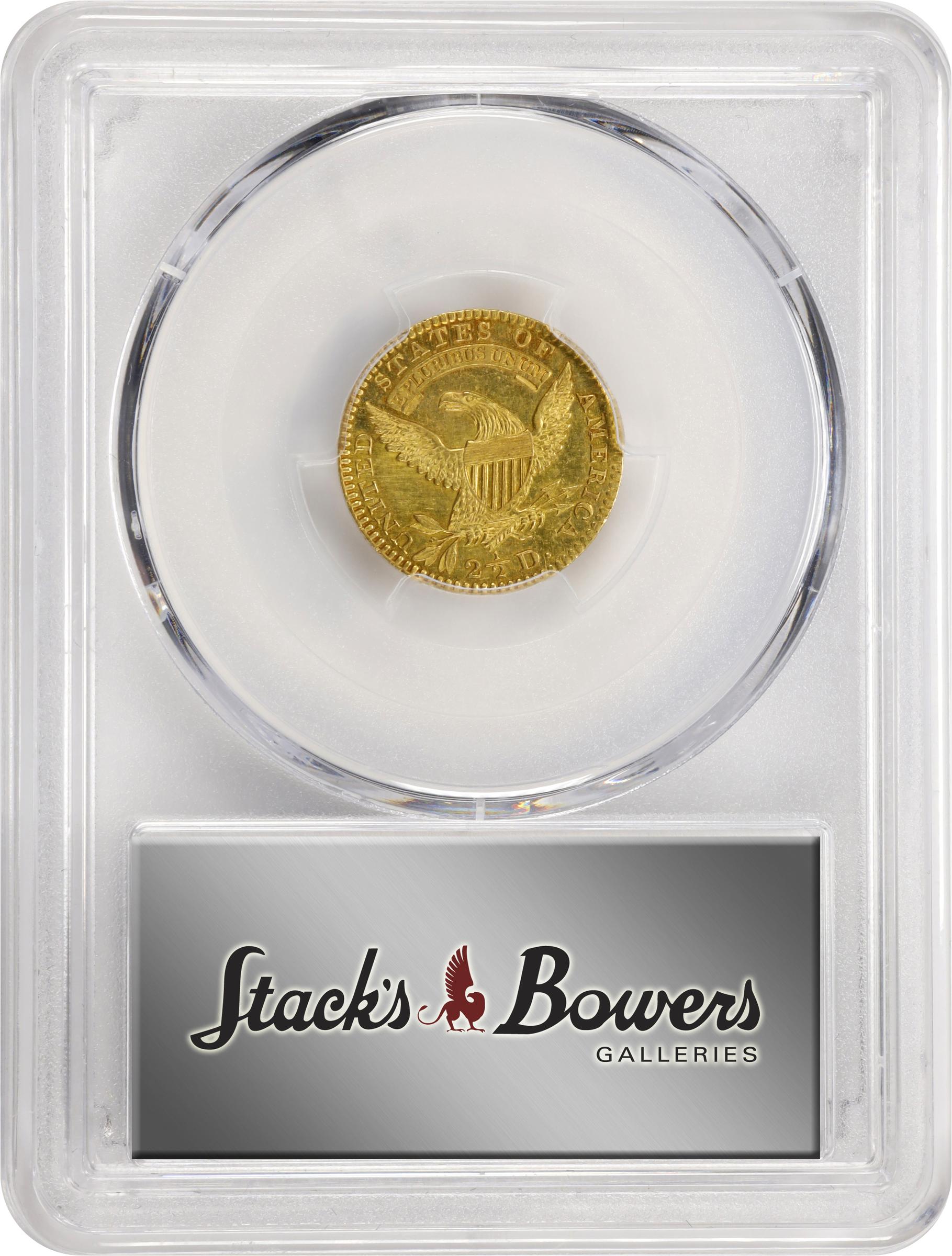 image for: 1826/6 Capped Head Left Quarter Eagle. BD-1. Rarity-5+. MS-61 (PCGS). CAC. CMQ.