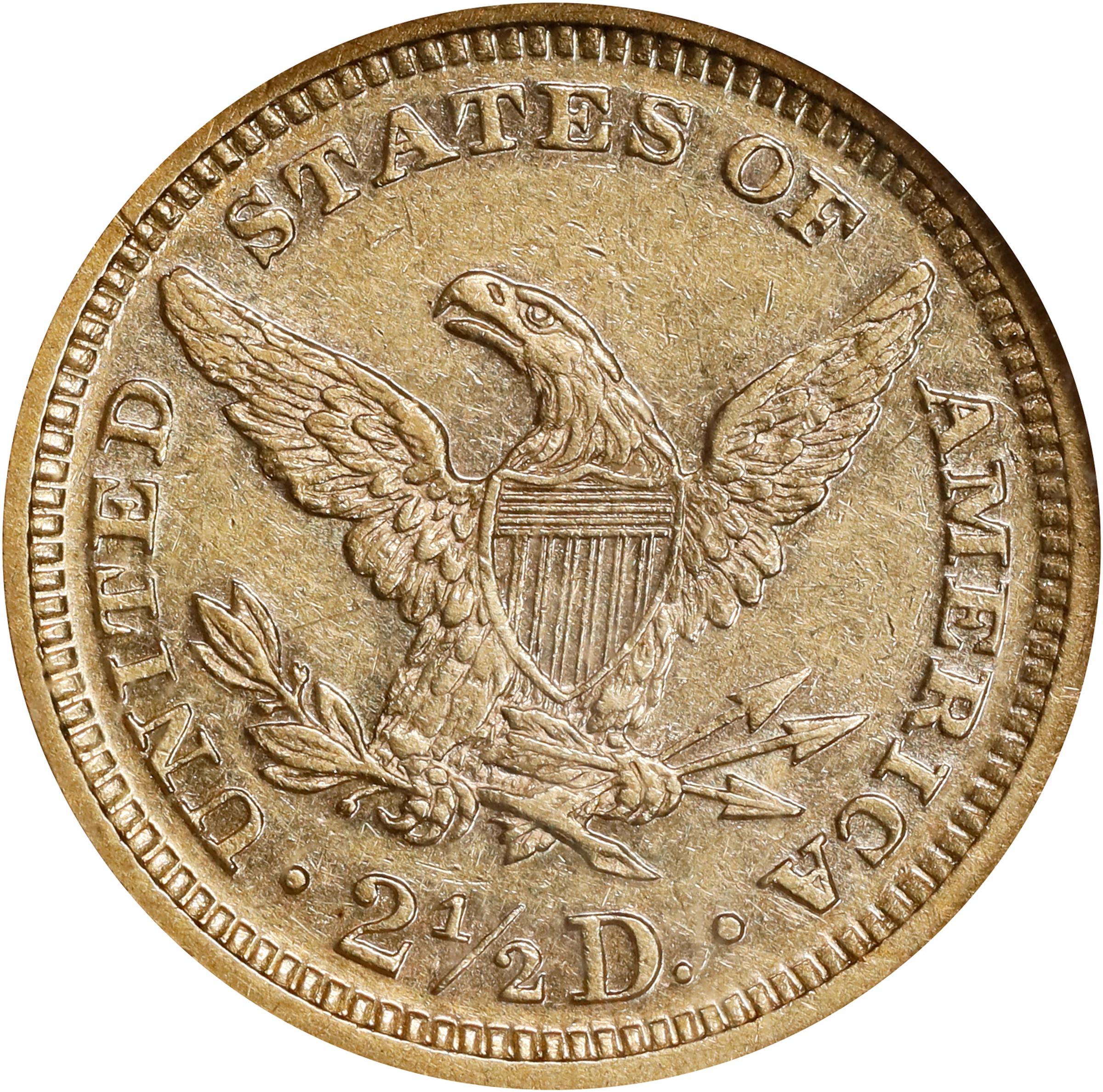 image for: 1872 Liberty Head Quarter Eagle. AU-58 (NGC).