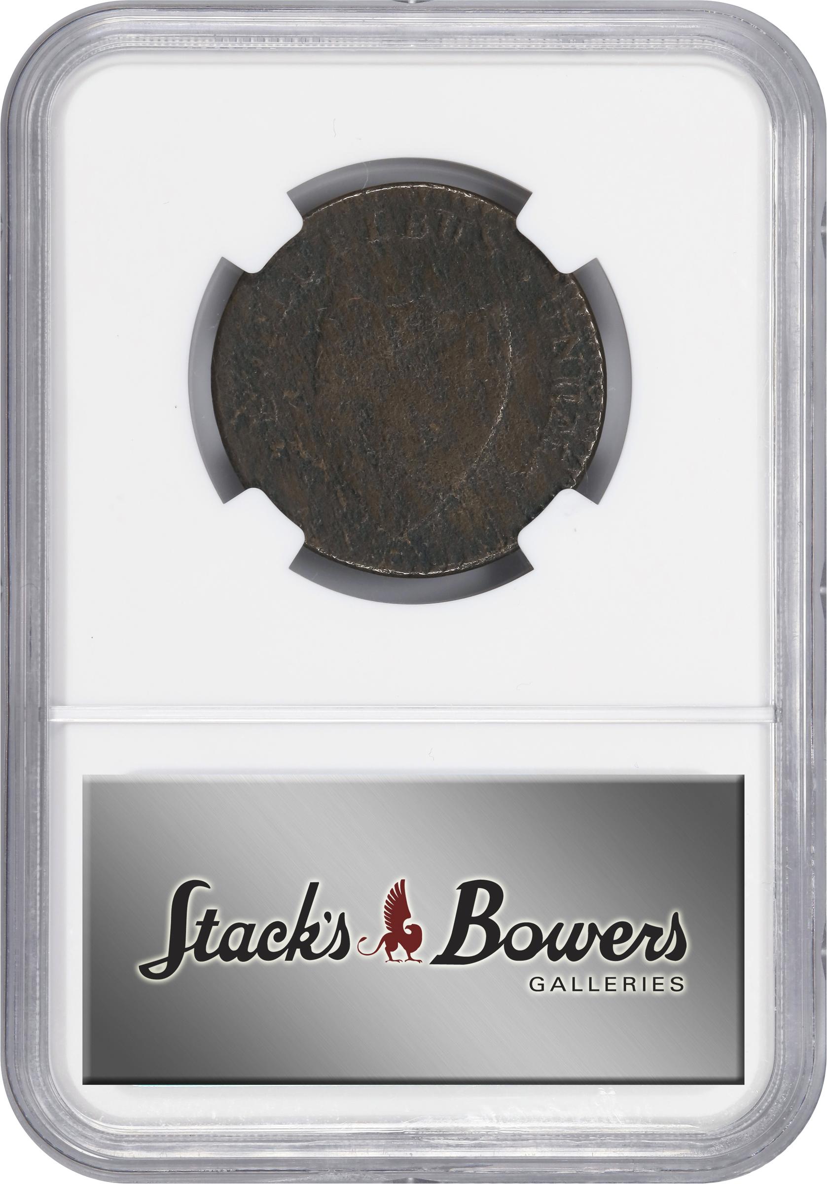 image for: 1788 New Jersey Copper. Maris 50-f, W-5475. Rarity-3. Head Left. Fine Details--Corrosion (NGC).