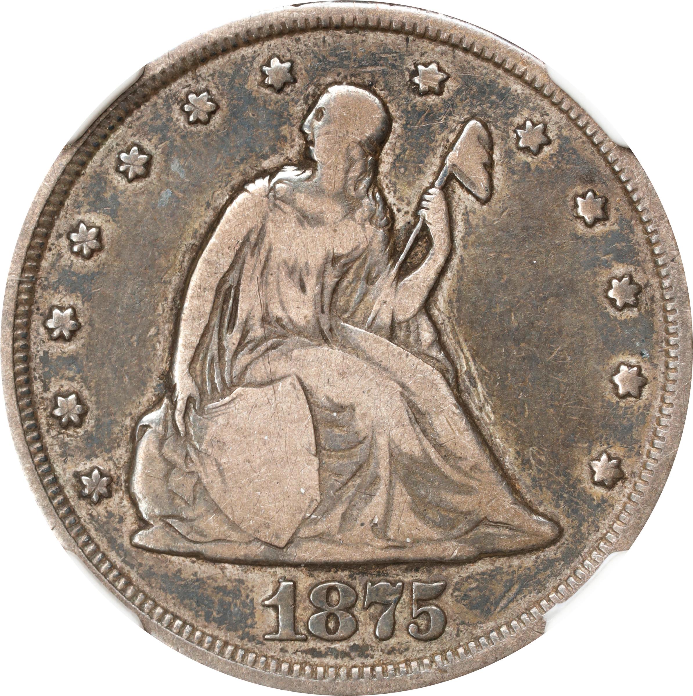 1875 CC Twenty cents MS Values | Greysheet