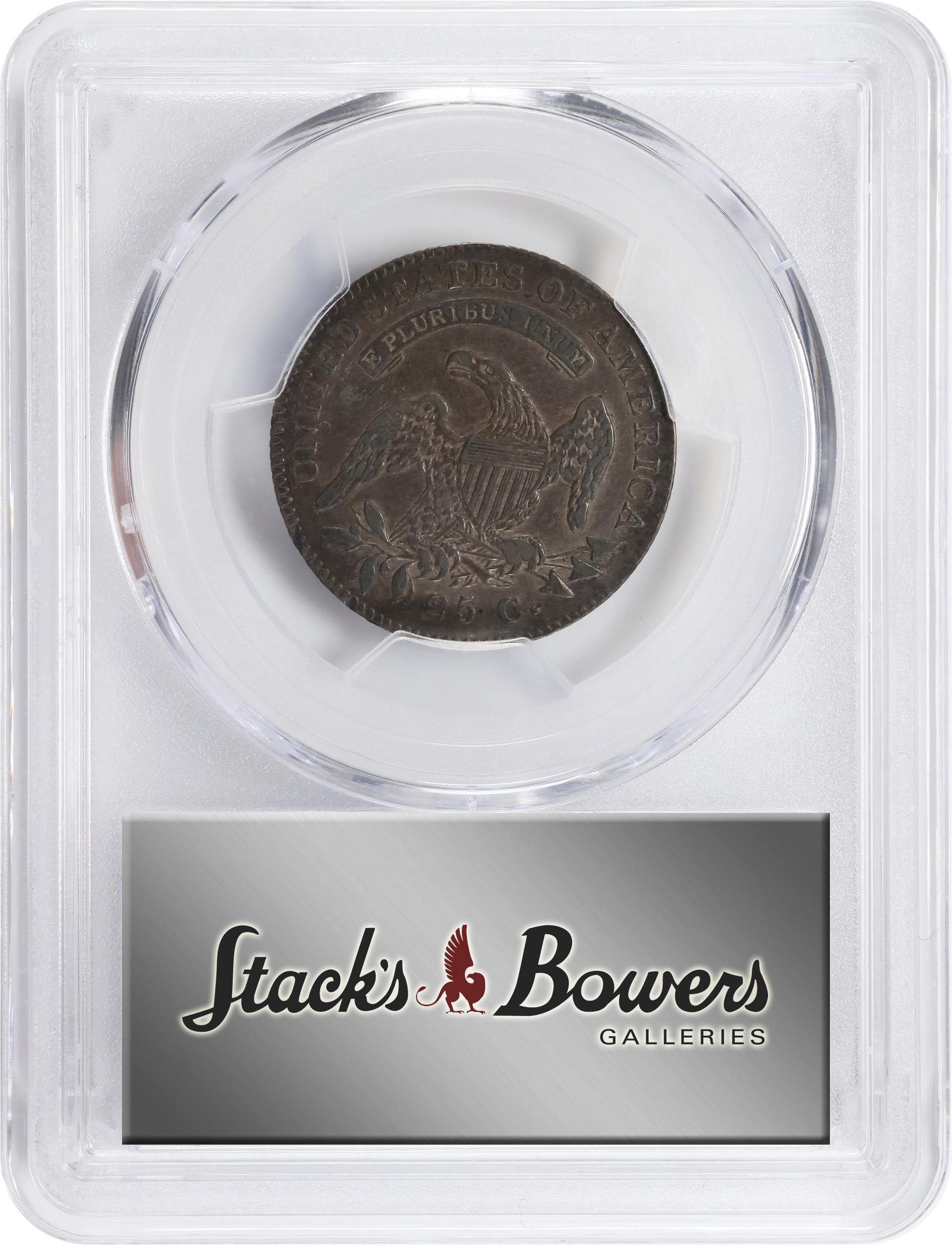 image for: 1821 Capped Bust Quarter. B-2. Rarity-4. EF Details--Cleaned (PCGS).