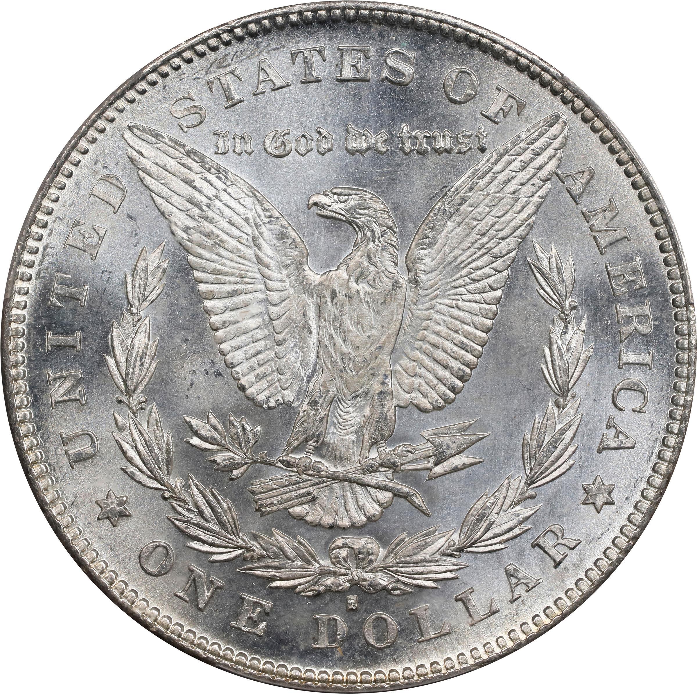 image for: 1878-S Morgan Silver Dollar. VAM-17A. Hit List 40. Denticle Clash. MS-65 (PCGS).