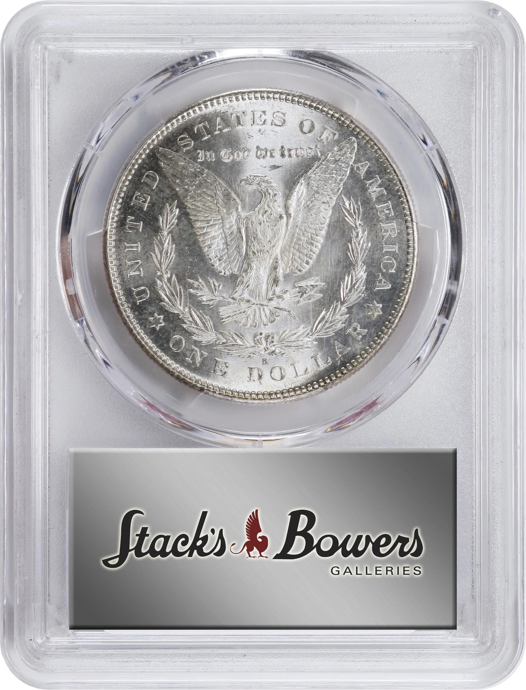 image for: 1878-S Morgan Silver Dollar. VAM-17A. Hit List 40. Denticle Clash. MS-65 (PCGS).