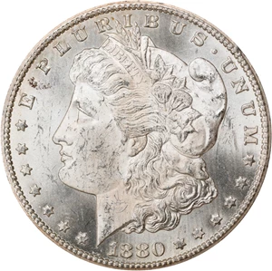 image for: 1880-CC GSA Morgan Silver Dollar. MS-62 (NGC). CAC.