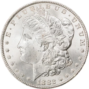 image for: 1882-CC GSA Morgan Silver Dollar. MS-64 (NGC).