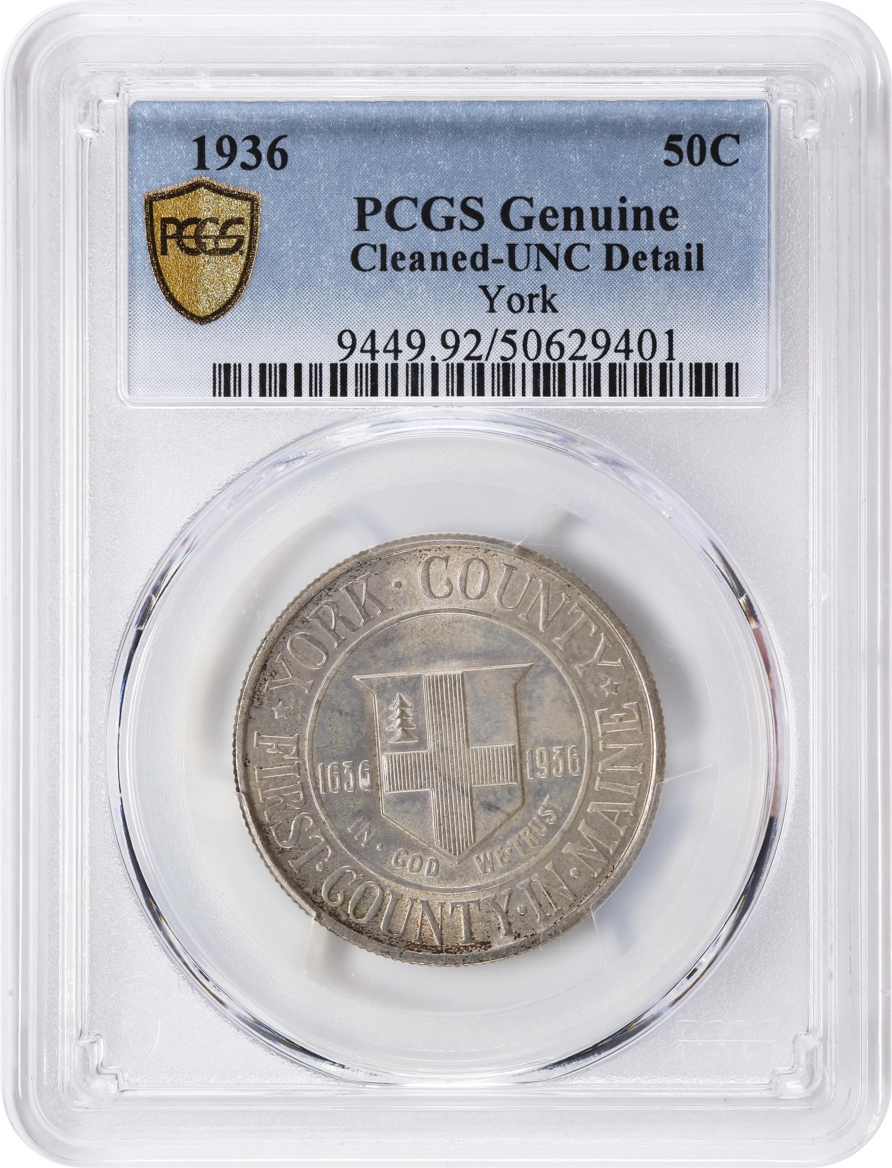 1936 50c York County VF25 thumbnail 7