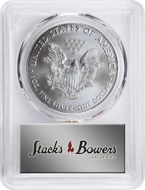 image for: 2020-(P) Silver Eagle. Emergency Production. First Day of Issue. MS-69 (PCGS).