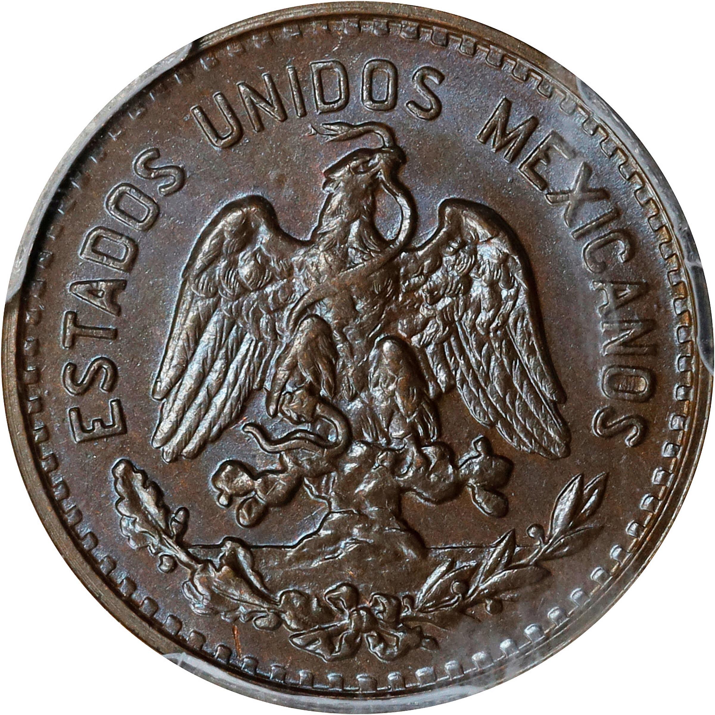 image for: MEXICO. Centavo, 1915-Mo. Mexico City Mint. PCGS MS-65 Brown.
