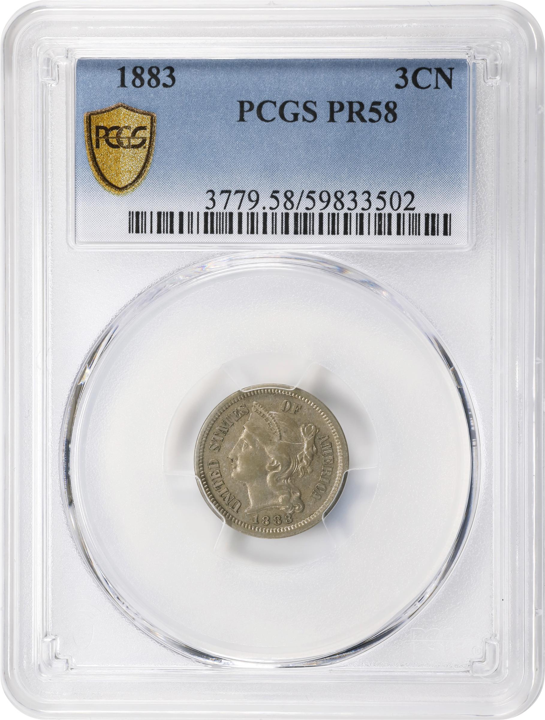 1883 3cN AU58 thumbnail 3