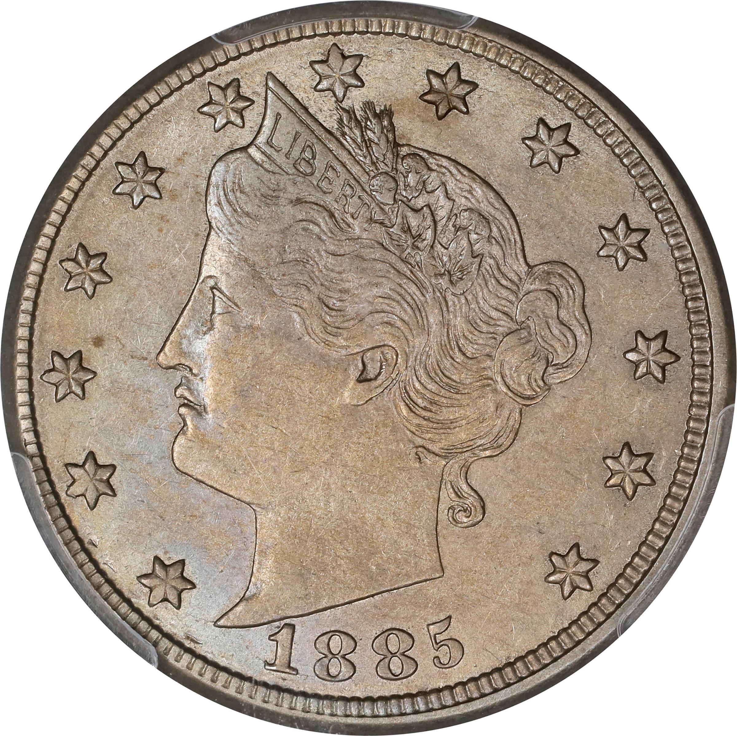 Image for 1885 5c AU50