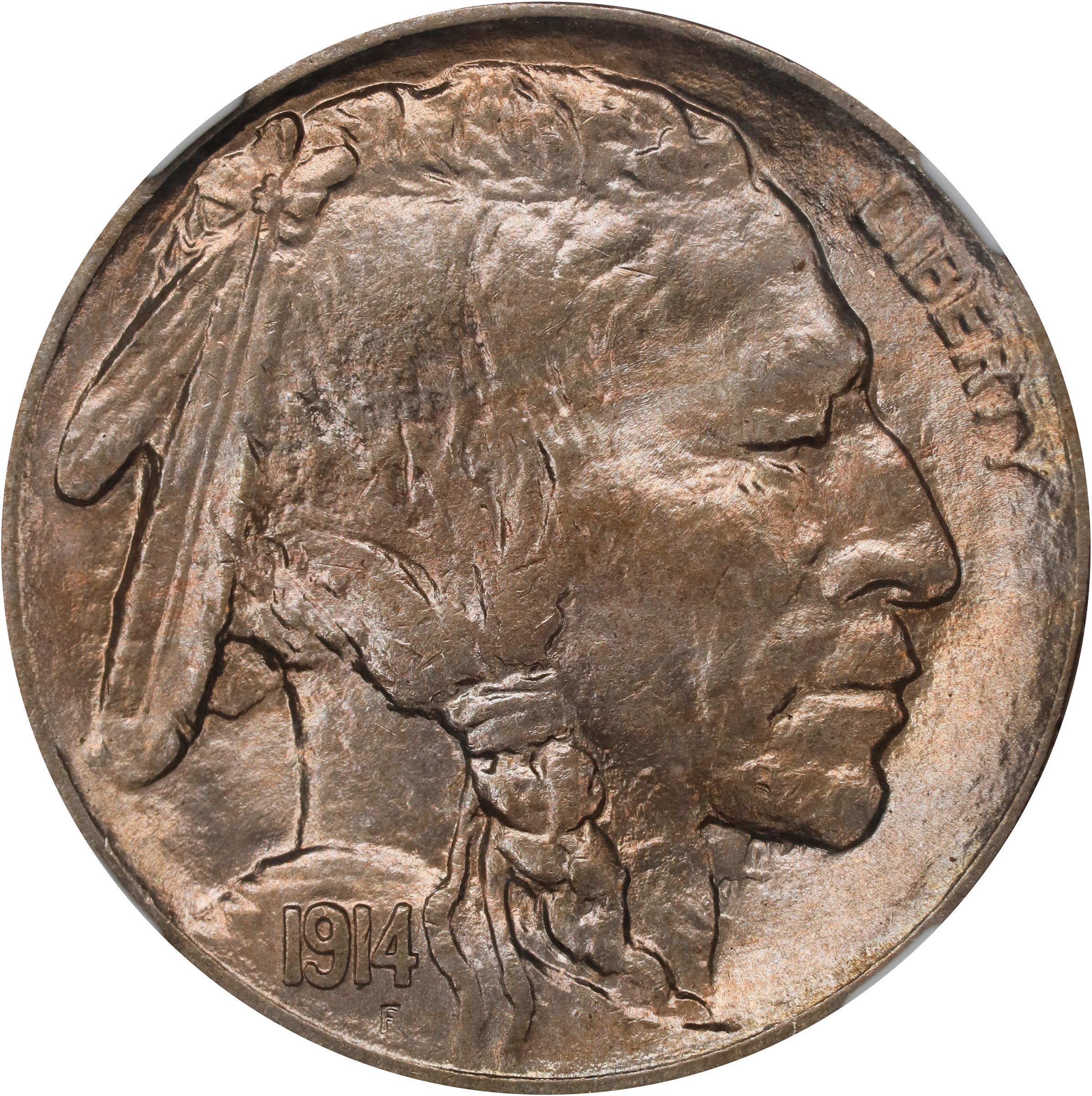 1914 Buffalo Nickel. MS-66+ (NGC).