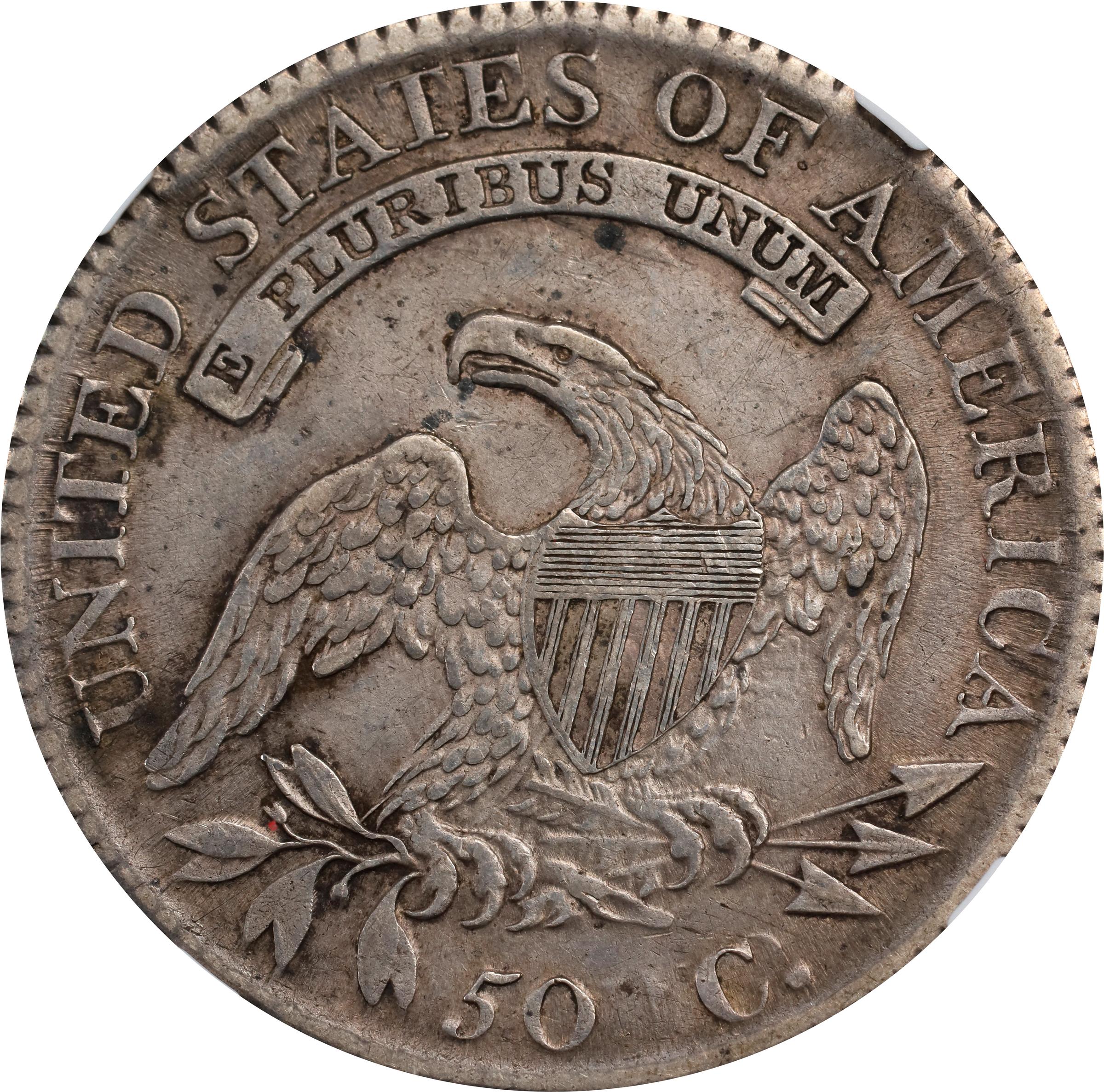 image for: 1813 Capped Bust Half Dollar. O-101. Rarity-1. 50 C./UNI. EF Details--Cleaned (NGC).