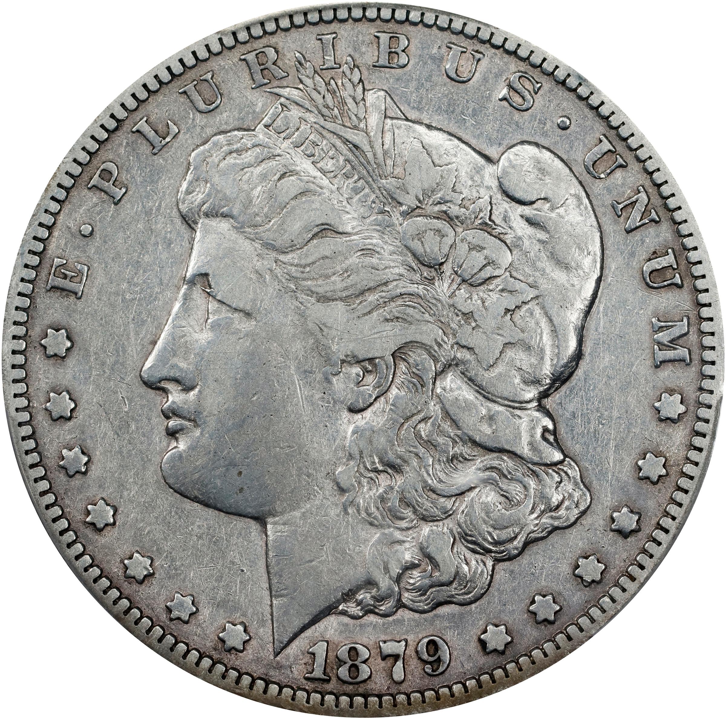 1879-CC Morgan Silver Dollar. Clear CC. VF-25 (PCGS).